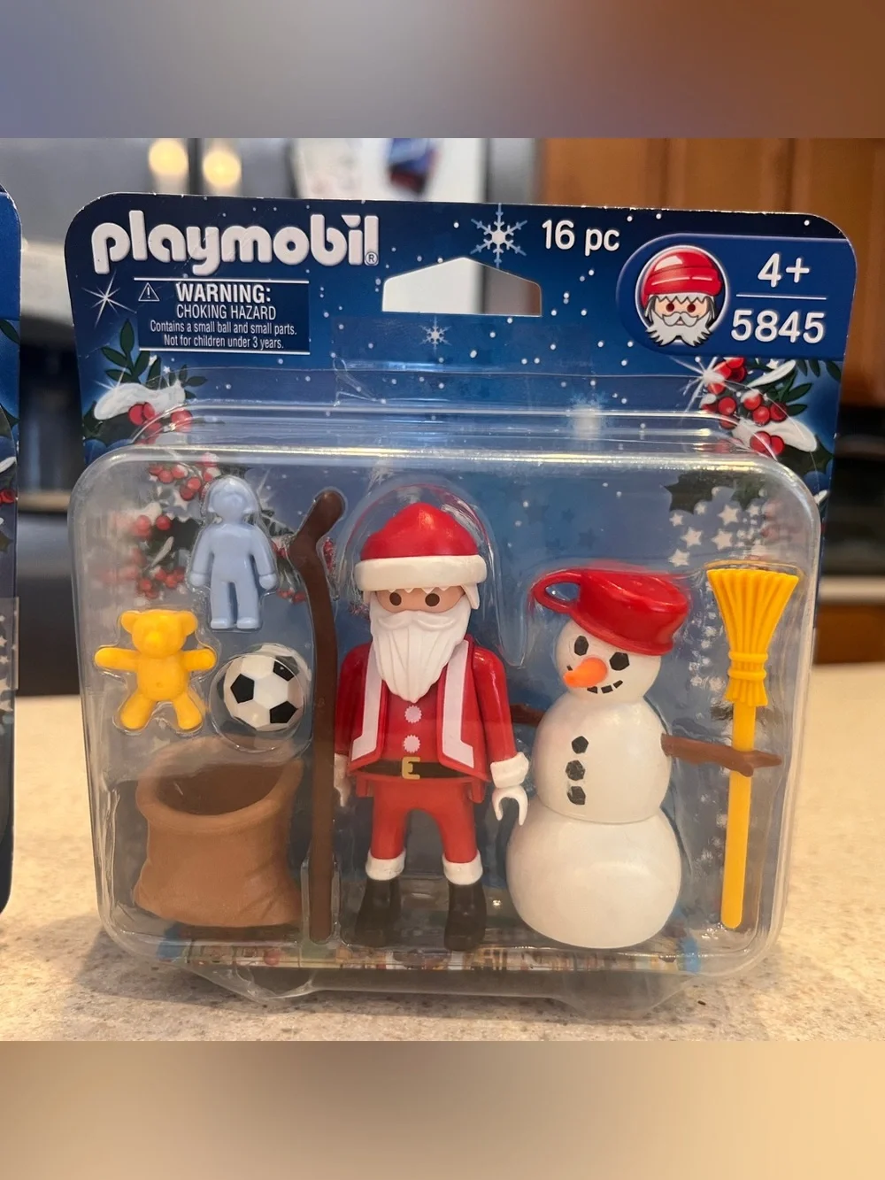 Playmobil Christmas Holiday Sets Lot 5846 & 5845 Santa Elf Snowman stocking gift